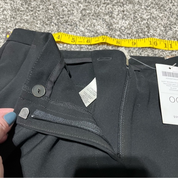 NWT Chico's The Ultimate Fit Trouser 28 In Black Ankle Pants Size 00 $99 Retail - Picture 7 of 13